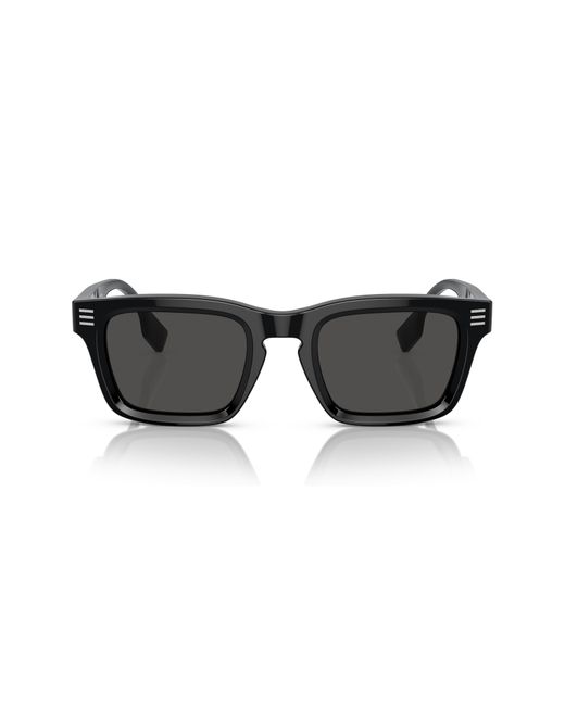 Burberry Black 51Mm Rectangular Sunglasses for men