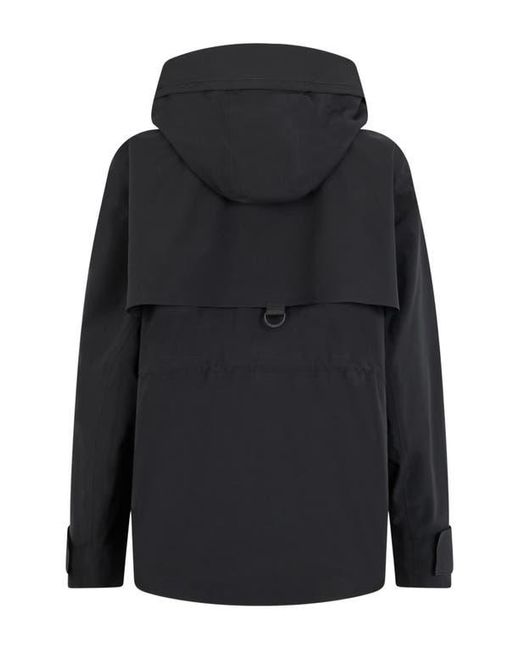 Moose Knuckles Black Laurier Waterproof Ripstop Jacket