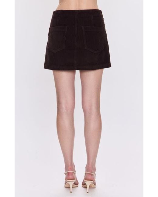 Pistola Black Uma Corduroy Miniskirt