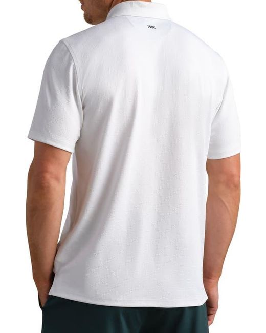 Rhone White Fairway Performance Golf Polo for men