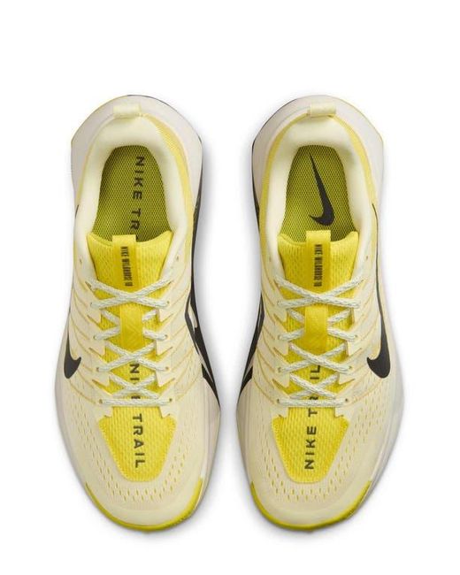 Nike Yellow Reactx Wildhorse 10 Trail Running Shoe for men