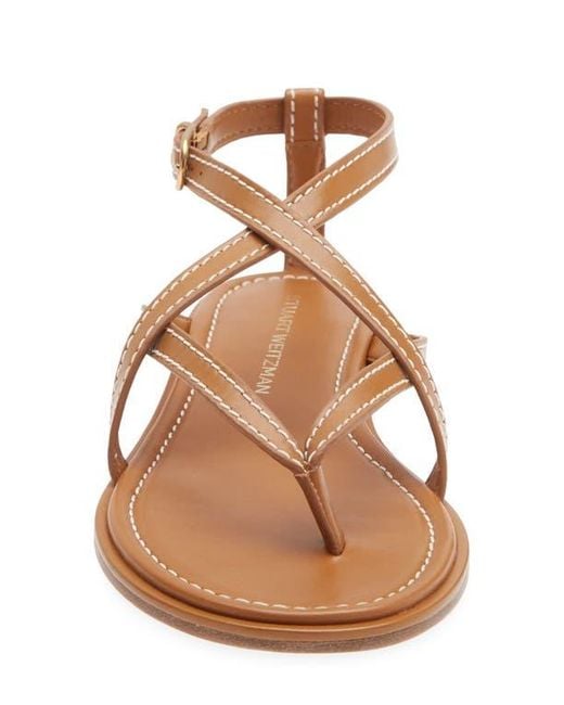 Stuart Weitzman Brown Park Sandal