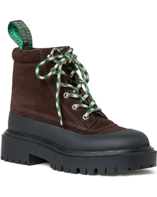 Loeffler Randall Brown Remy Cap Toe Boot
