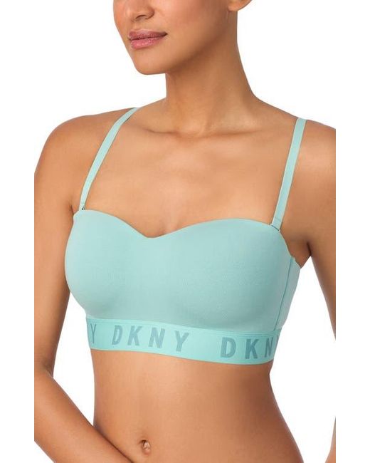 DKNY Blue Cozy Removable Strap Wireless Bra