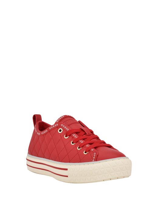 Guess Peytina Sneaker in Red Lyst