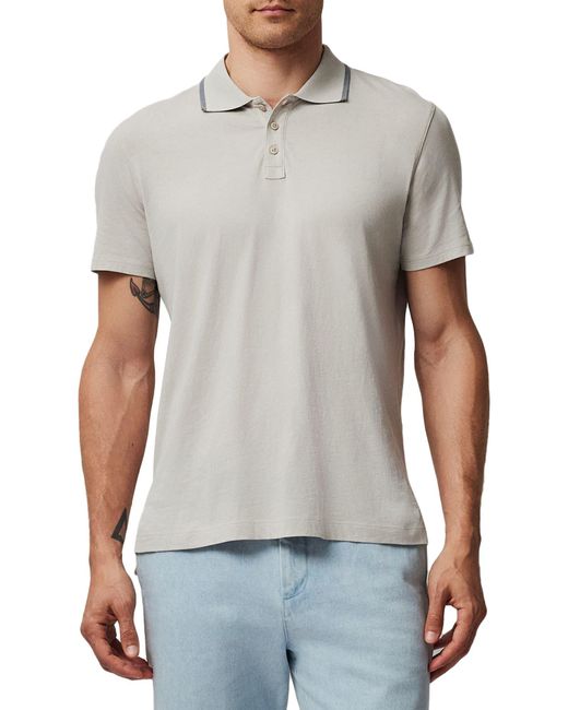ATM White Tipped Jersey Polo for men