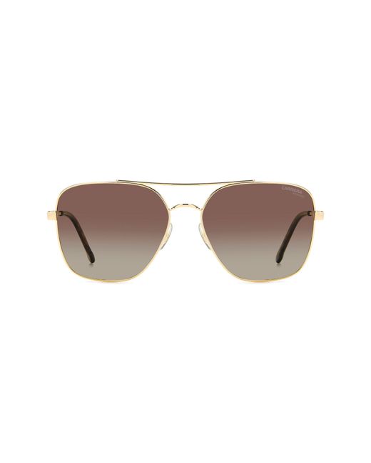 Carrera Brown 60Mm Gradient Square Sunglasses