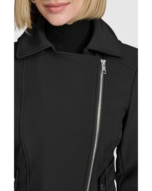Andrew Marc Black Saylor Soft Shell Parka