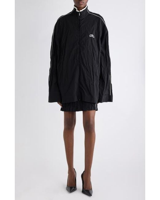 Balenciaga Black Oversize Track Jacket