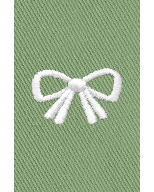 Alix Green Bow Bucket Hat