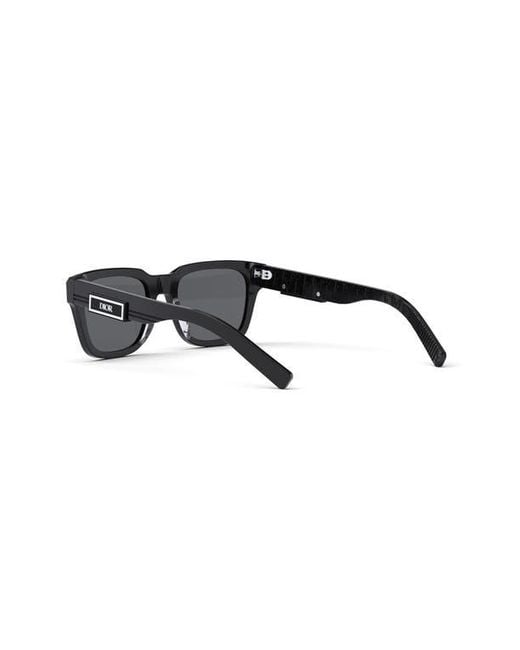 Dior Gray 'b23 S1i 53mm Rectangular Sunglasses for men