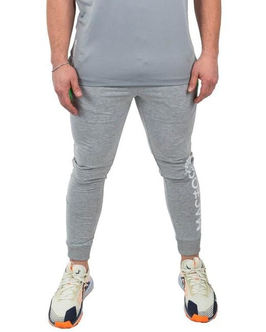 Maceoo Gray Shield Joggers for men