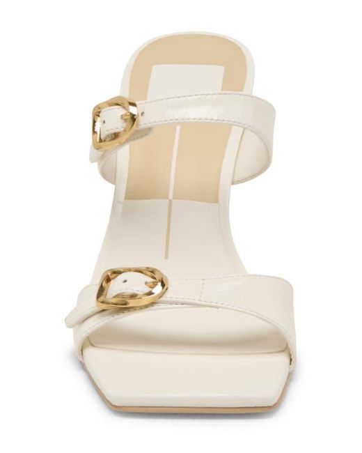 Dolce Vita White Narcia Slide Sandal
