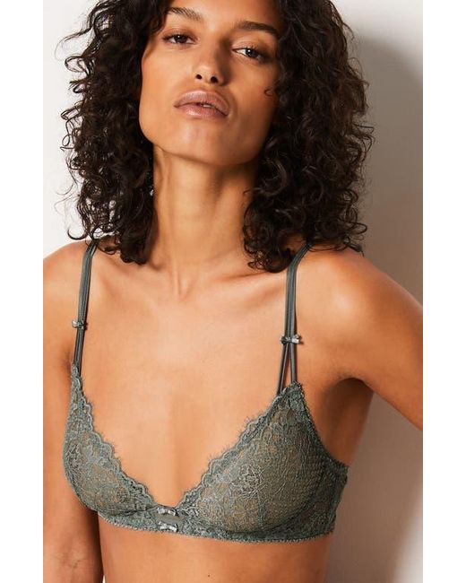 Etam Green Brillance Lace Underwire Bra