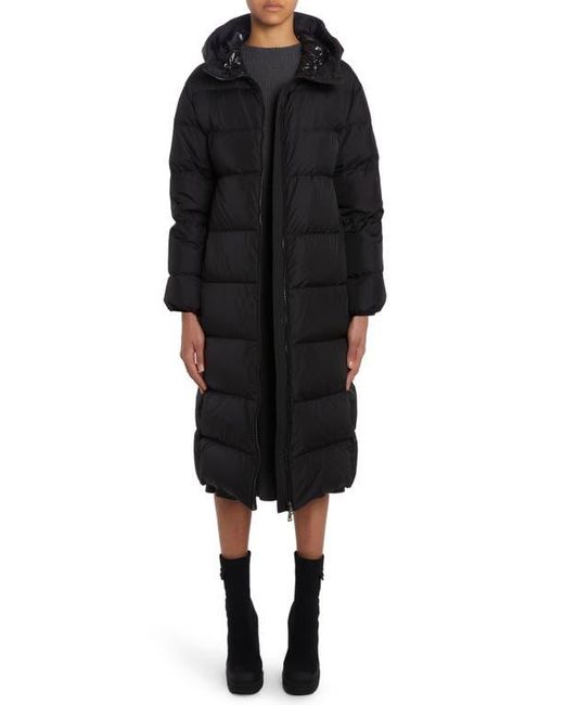 Moncler Black Parnaiba Hooded Down Coat