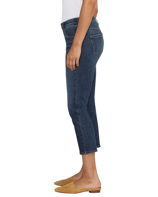 Jag Blue Maya Pull-on Mid Rise Capri Jeans