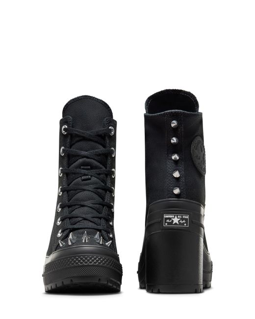Converse Black Chuck 70 De Luxe Block Heel Sneaker