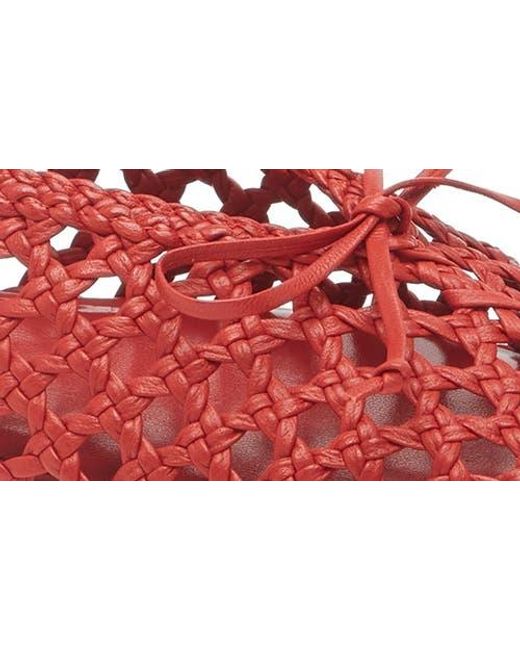 Le Monde Beryl Red Regency Woven Flat
