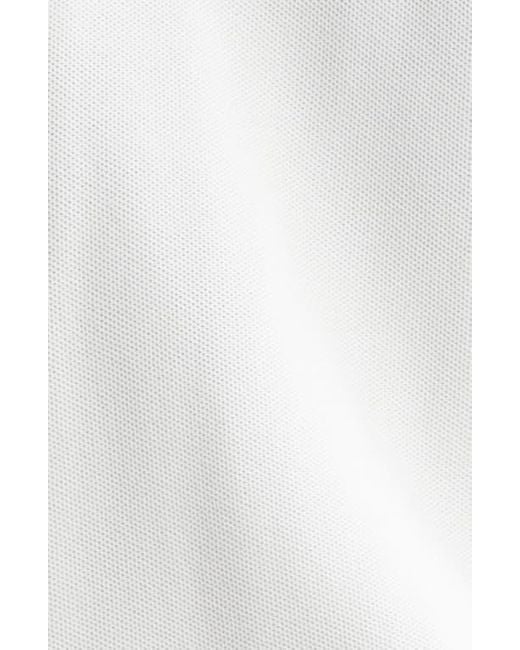 Jacquemus White Le Polo Maille Loose Fit Piqué Polo for men