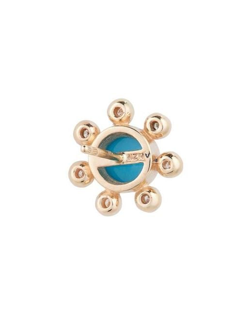 Anzie Blue Dew Drop Étoile Semiprecious Stone & Diamond Stud Earrings