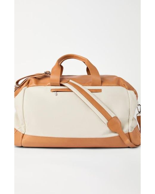 Brunello Cucinelli White Grained Calfskin Active Bag for men