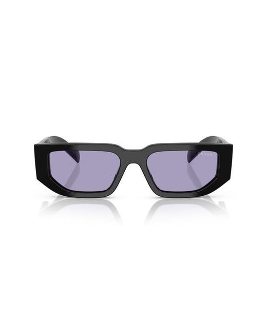 Prada Multicolor 55Mm Rectangular Sunglasses
