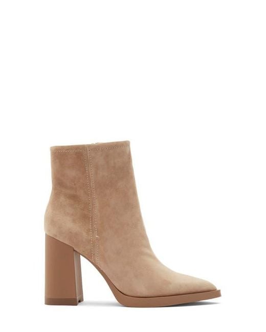 Steve Madden Natural Harden Pointed Toe Bootie