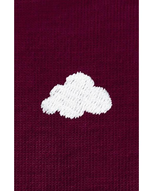 Alix Purple Lil Cloud Lightweight Jersey Tee for men