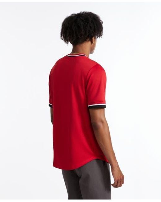 Ecko' Unltd Red Southpaw Button Front Top for men
