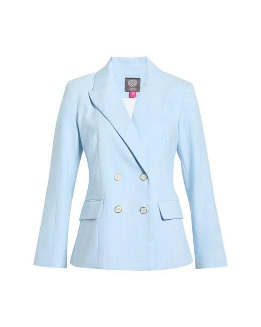 Vince Camuto Blue Double Breasted Jacket