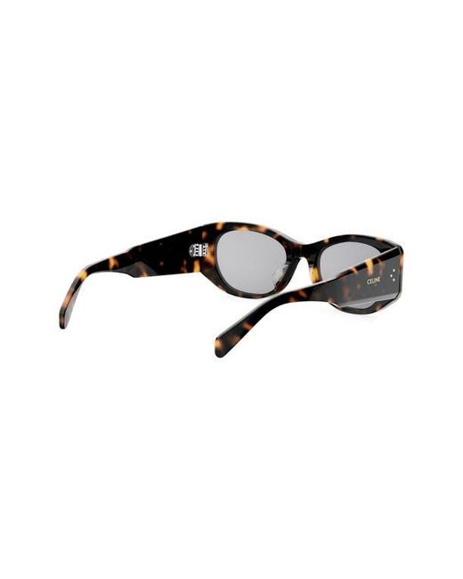 Céline Brown 3 Dots 54Mm Oval Sunglasses