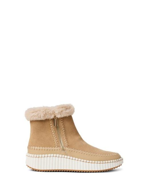 Jack Rogers Natural Janetta Faux Fur Bootie