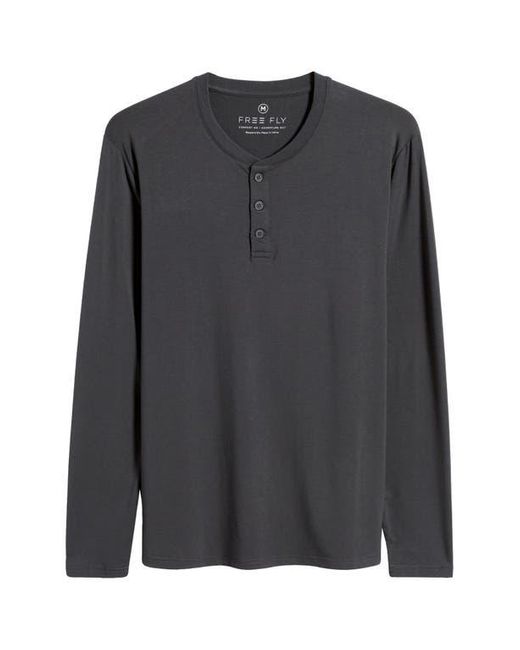 Free Fly Blue Flex Performance Henley for men
