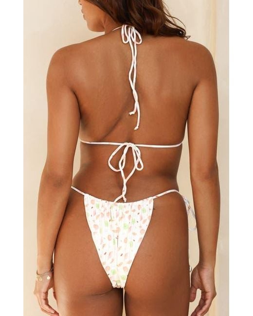 Dippin' Daisy's Brown Paris Cheeky Bikini Bottom
