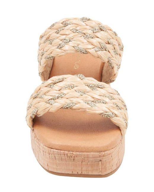 Andre Assous Pink Cairo Platform Sandal