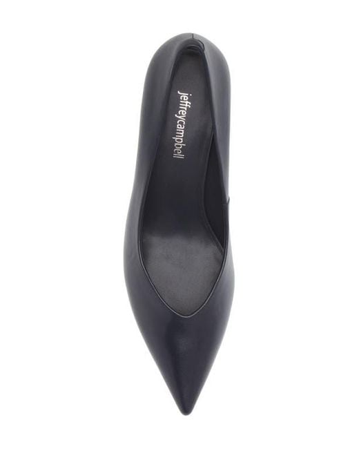 Jeffrey Campbell Blue Hourglass Pointed Toe Pump