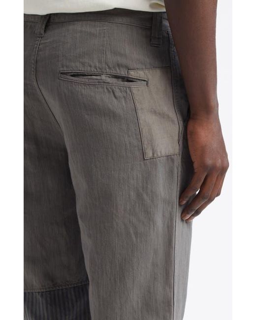 Visvim Bricolage Wool & Linen Pants in Gray for Men | Lyst