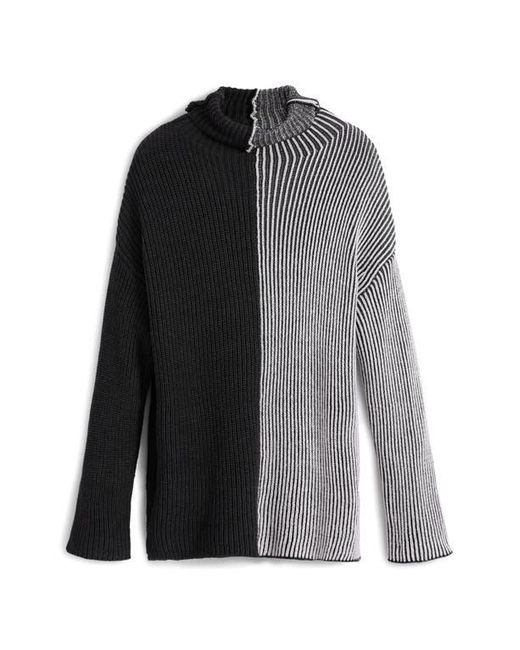 Desigual Gray Turtleneck Sweater