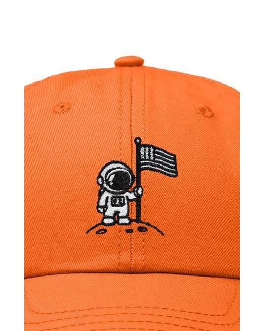 Alix Orange Moon Mission Dad Cap for men