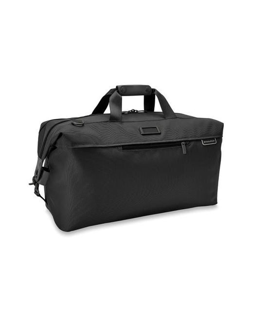 Briggs & Riley Black Baseline Weekend Duffle Bag for men