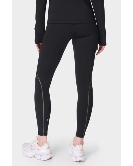 Sweaty Betty Blue Therma Boost Pocketed 7/8 Running Leggings