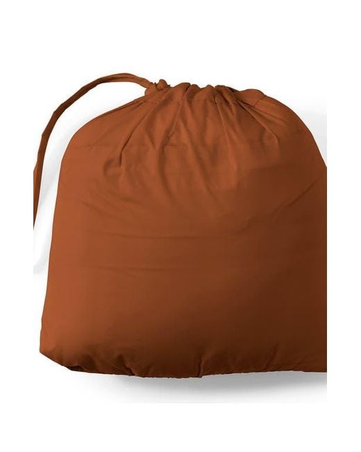 Lands' End Orange Wanderweight Packable Ultralight Down Vest