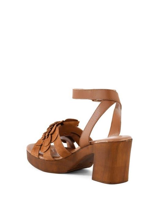Seychelles Brown Chasing Sunsets Ankle Strap Platform Sandal