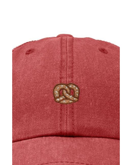 Alix White Pretzel Dad Cap