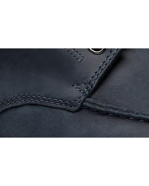 Clarks Blue Mullan Moc Toe Derby for men