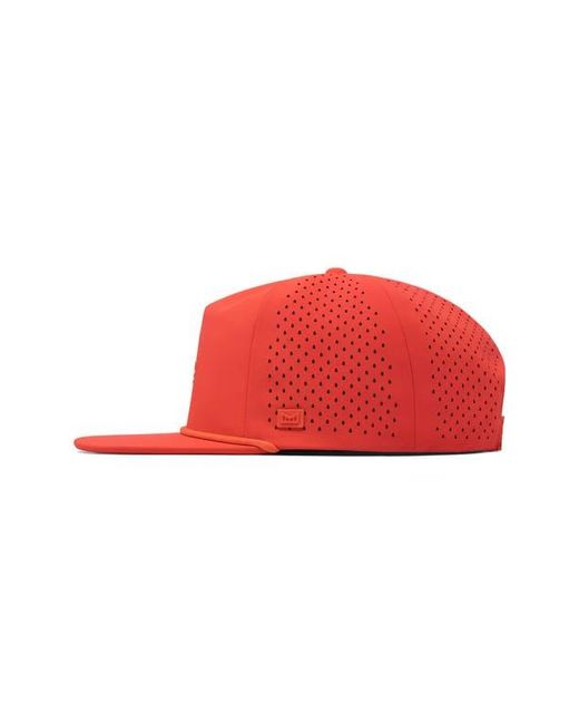 Melin Red Coronado Hydrolite Performance Snapback Hat for men