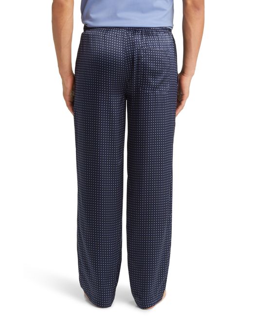Majestic International Silk Charmeuse Pajama Pants in Blue for Men Lyst
