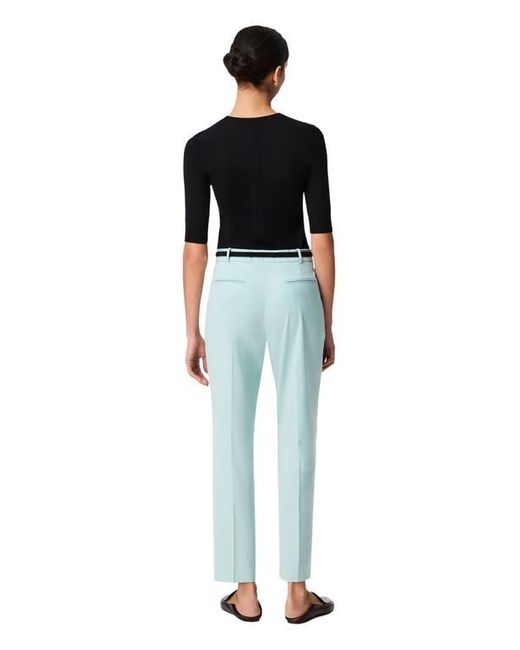 Another Tomorrow Blue Peg Trouser