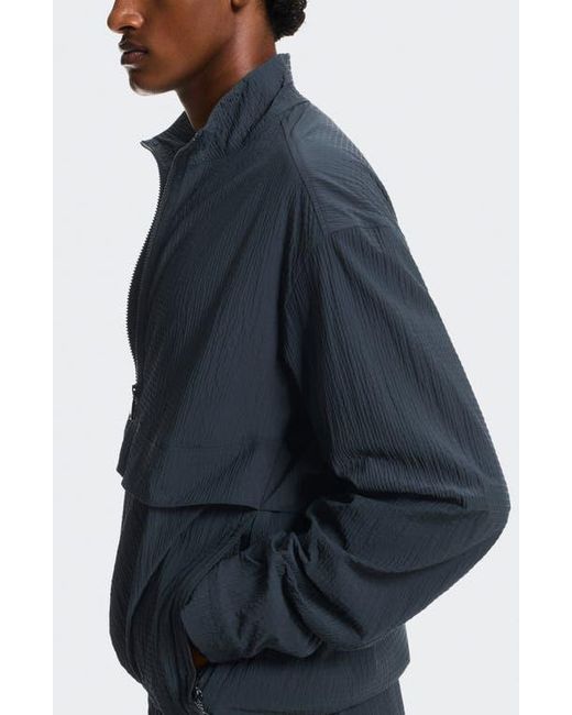 On Shoes Blue Courtside Half Zip Pullover for men