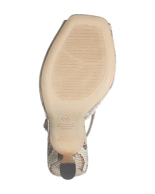 Stuart Weitzman White Val Slingback Sandal